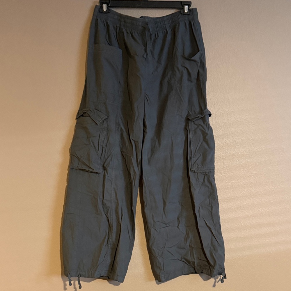 Aerie Wide Leg Adjustable Cargo Pants